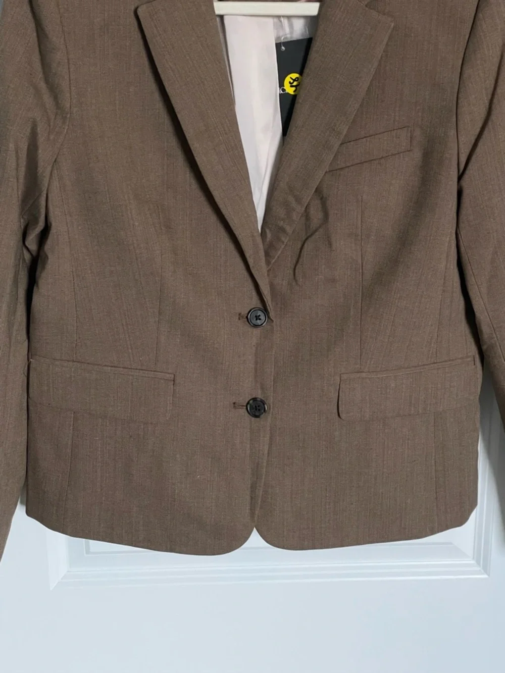 New! J. Crew École Italian studio wool blend Blazer 10 brown tan 54385